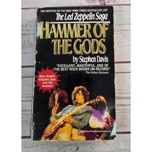Hammer Of the Gods: The Led Zeppelin Saga by Stephen Davis 1985 Paperback